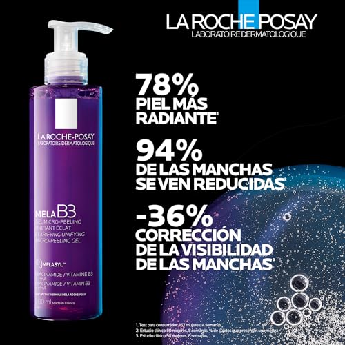 Detalle 2 de La Roche-Posay Gel Limpiador Mela B3 200 ml: purifica, suaviza y renueva la piel