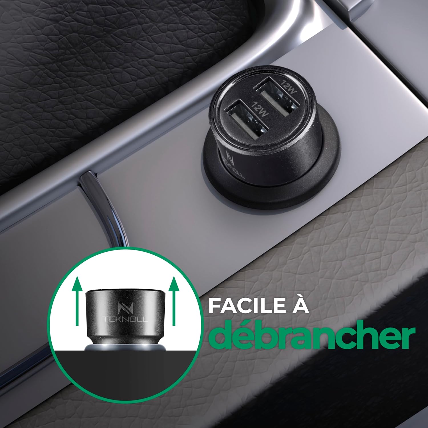 Detalle 2 de Teknoll Chargeur Rapide 24 W