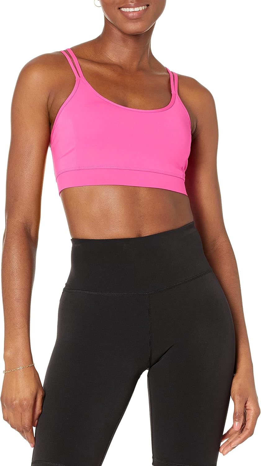Detalle de Amazon Essentials Women's Padded Comfy Sports Bra - Active Sculpt Strappy Back