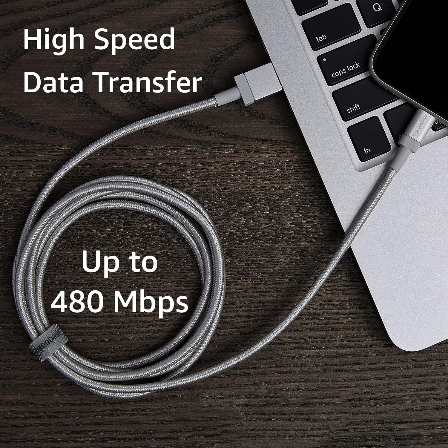 Thumbnail 6 de Amazon Basics Verbindungskabel Lightning auf USB-A (MFi-zertifiziert), Nylon-ummantelt, 1,8 m – für iPhone & iPad