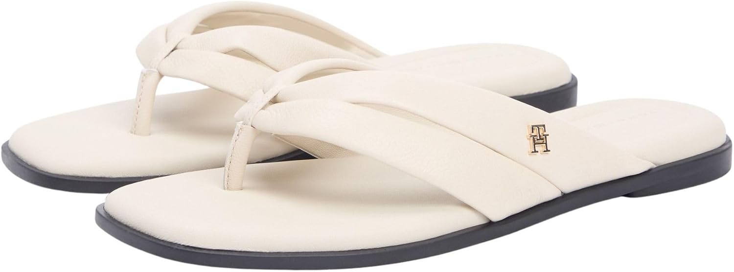 Thumbnail 3 de Tommy Hilfiger Women's Elevated Toe Post Leather Sandal FW0FW09216