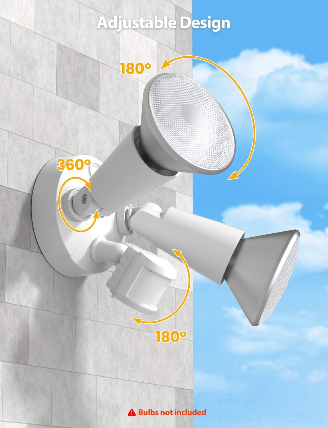 Thumbnail 6 de Onforu Outdoor Motion Sensor Flood Lights, E26 Base