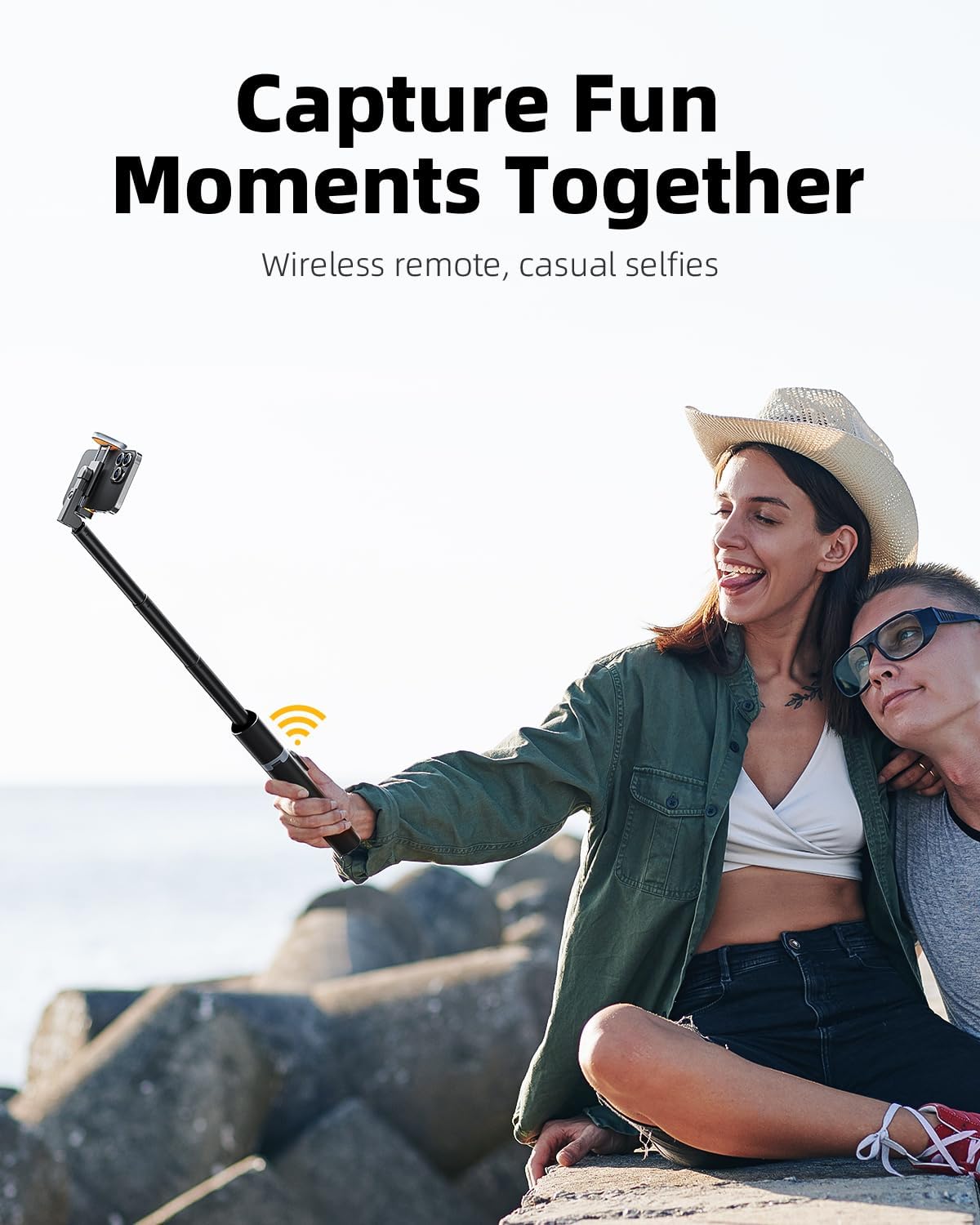 Detalle de TODI 63" Selfie Stick Tripod for Smartphones