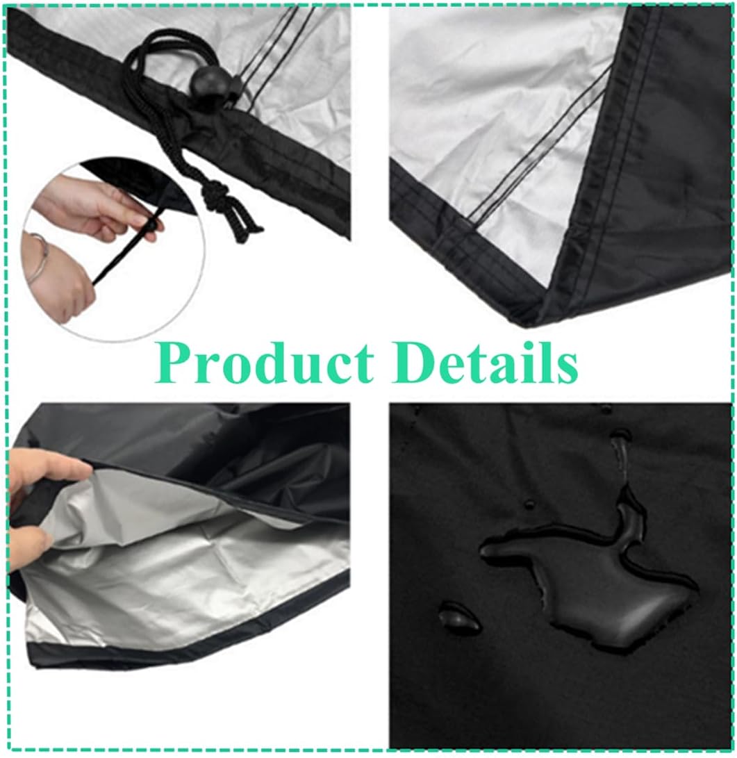 Detalle de AZOMKER Barbecue Covers: Weatherproof Gas Grill Cover (145 × 61 × 117 cm) for Everyday Protection