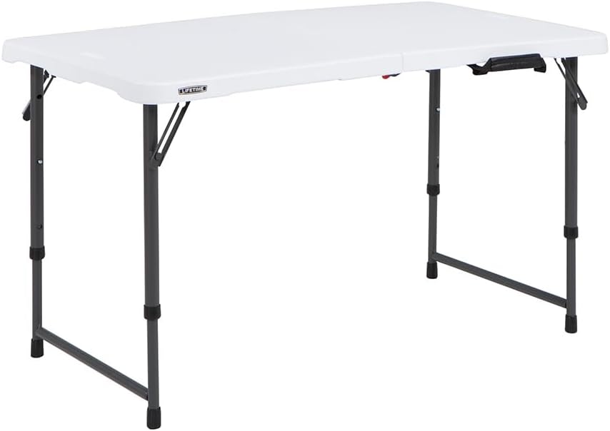 Detalle de Table Pliante Lifetime Blanc Granite 121,9 x 60,9 x 91,4 cm