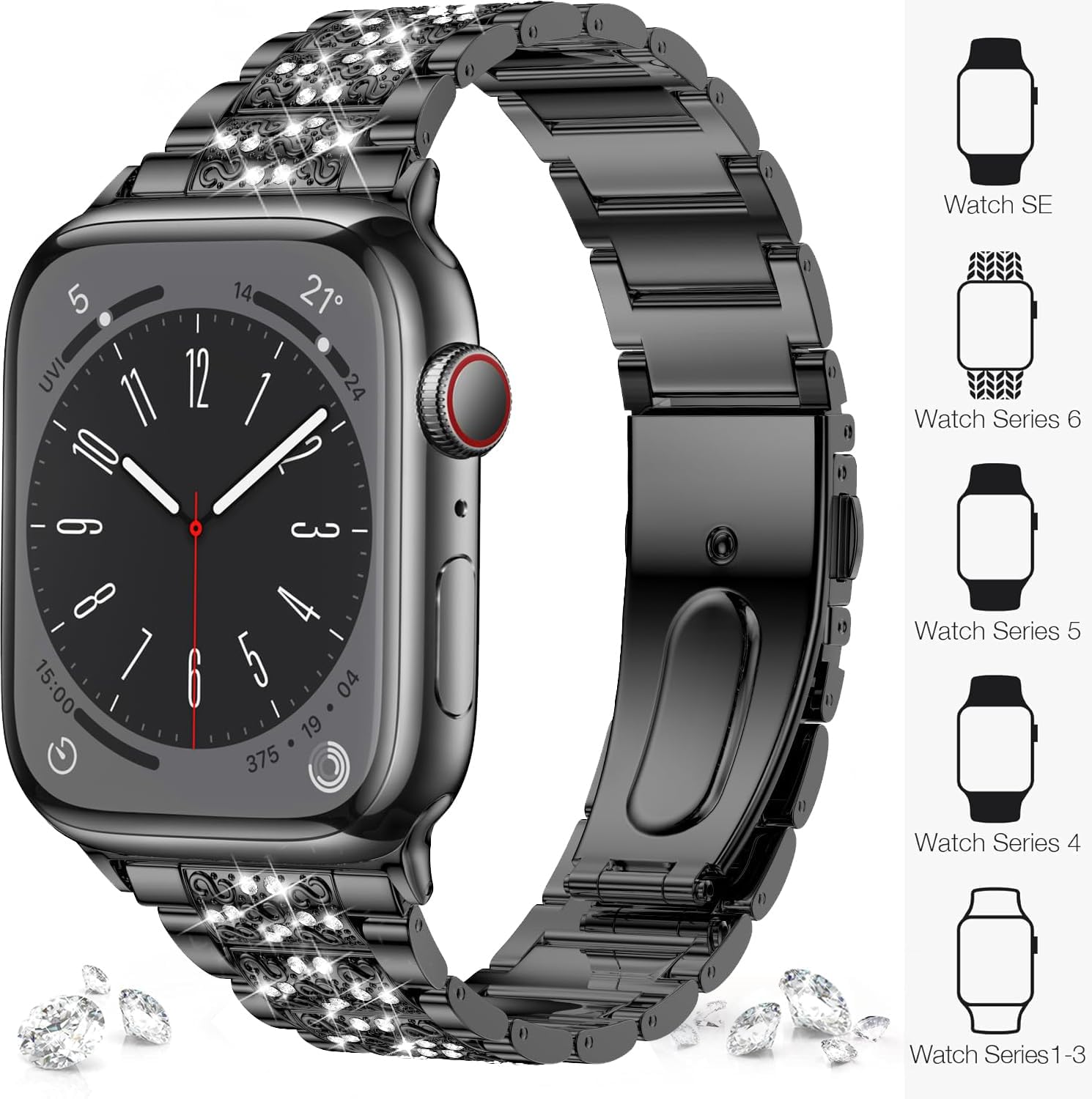 Thumbnail 4 de JJii Sung Bling Diamond Strap 3.42 oz