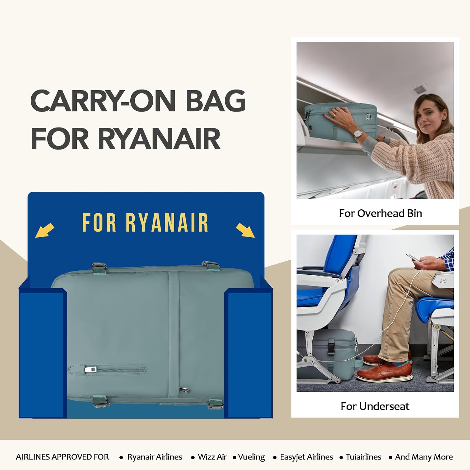 Thumbnail 1 de Xkdoai Zaino 40x30x20 per Ryanair
