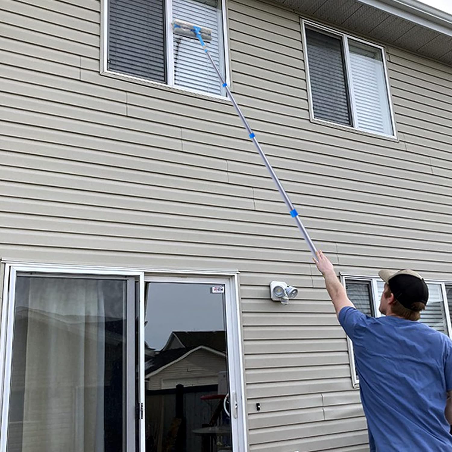 Thumbnail 5 de Mitclear 12 Foot (3.7m) Window Squeegee Cleaner Kit with Extension Poles, Silicone Squeegee & Window Washer