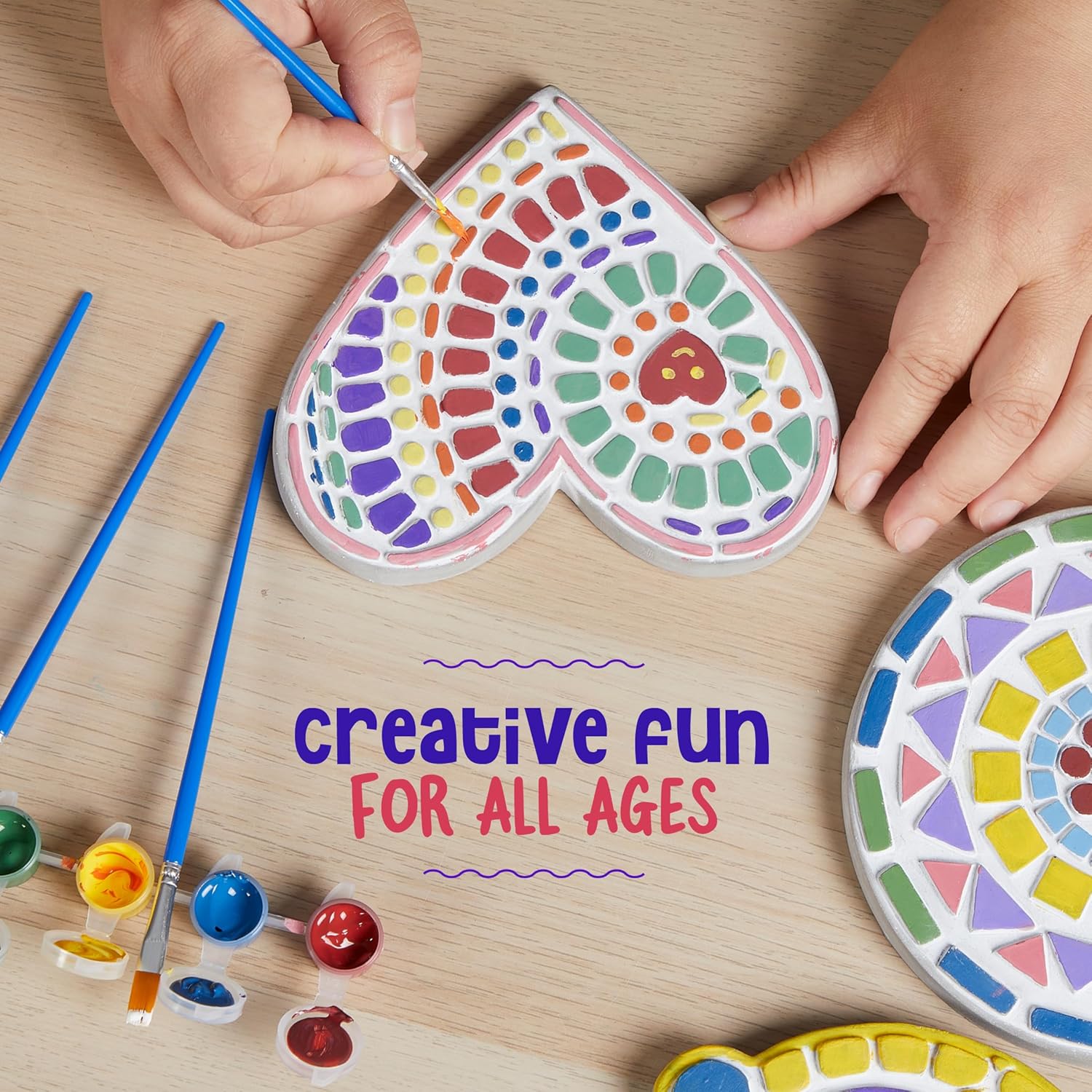 Thumbnail 4 de Dan&Darci Stepping Stones Painting Kit for Kids