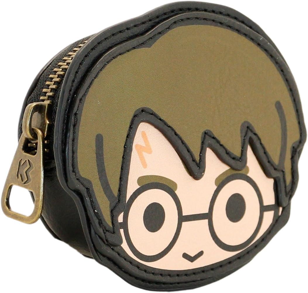 Karactermania 02746 porte-monnaie unisexe Face Chibi brun