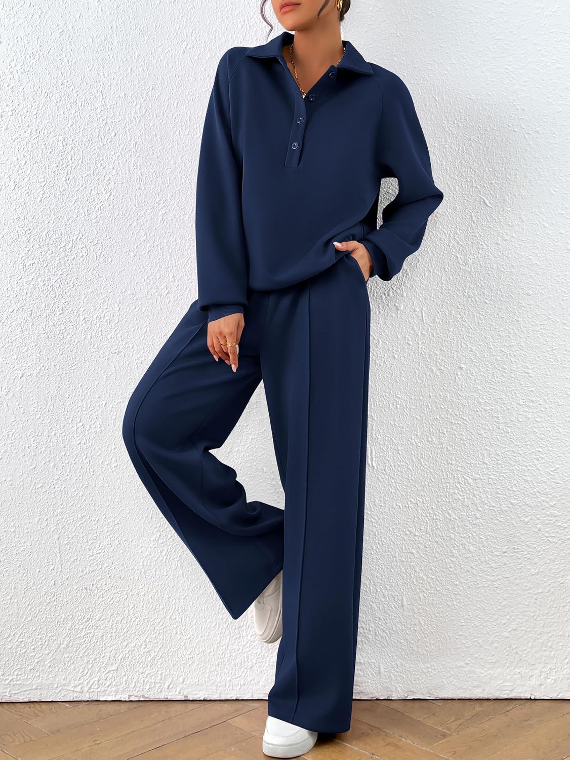 Detalle 2 de PRETTYGARDEN Women's 2-Piece Sweatsuit