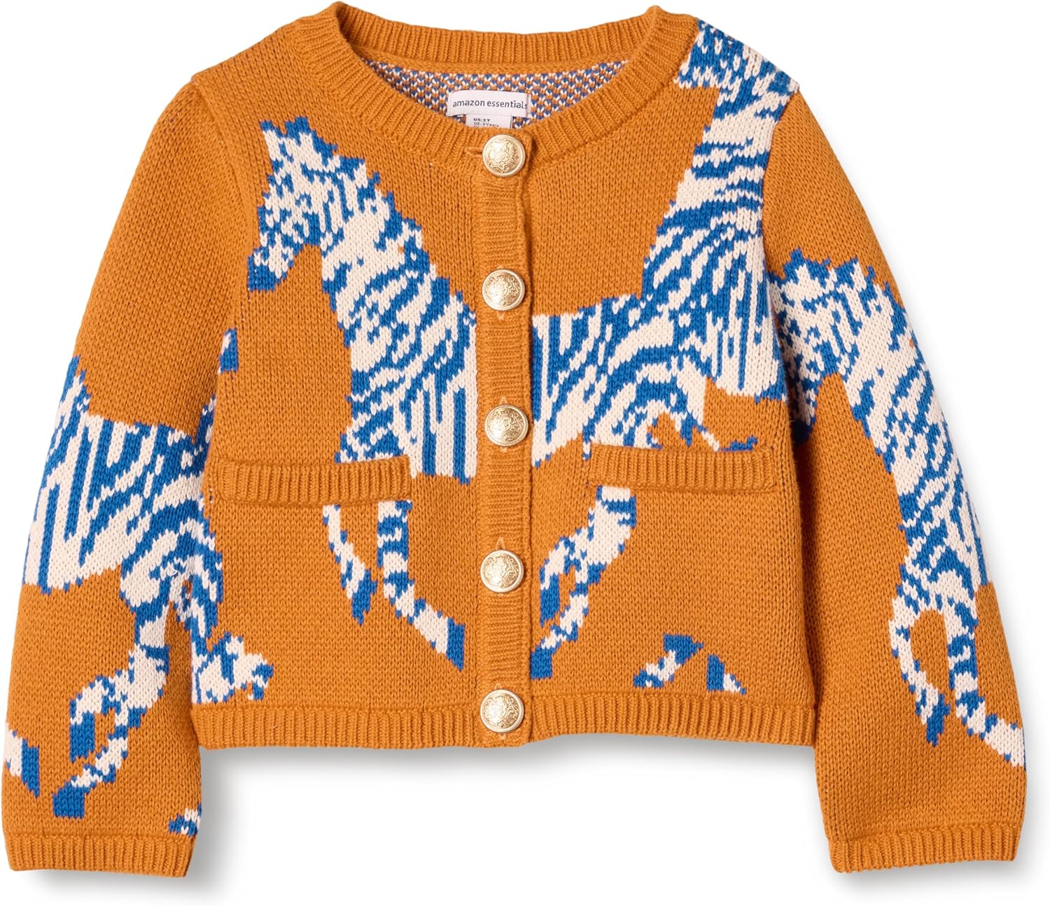 Detalle 2 de Amazon Essentials Mädchen Strickjacke – Baumwollcardigan mit regulärer Passform