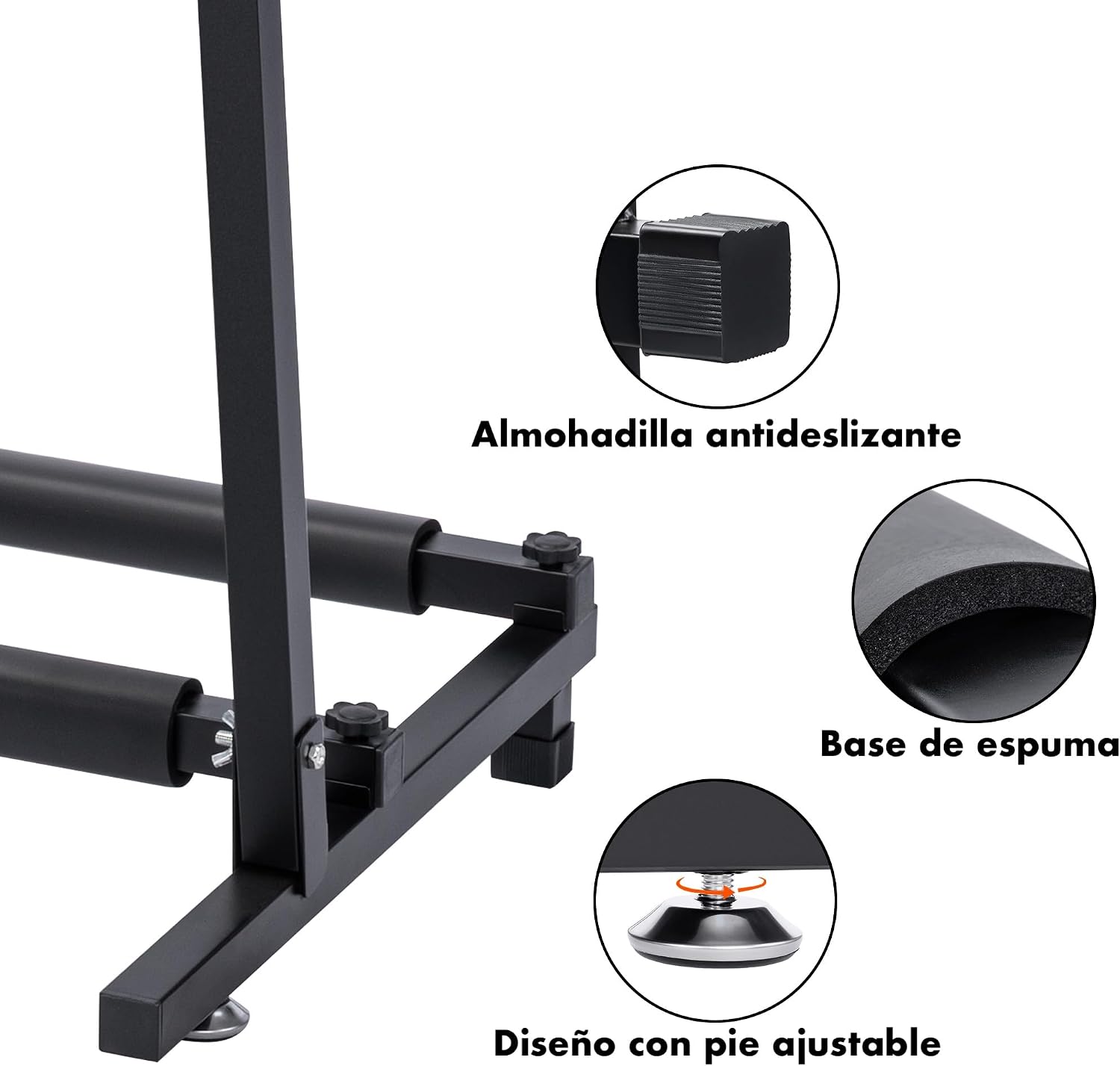 Detalle de Soporte Guitarra de suelo para 3 instrumentos de T-LOVENDO.ES | Rack plegable universal