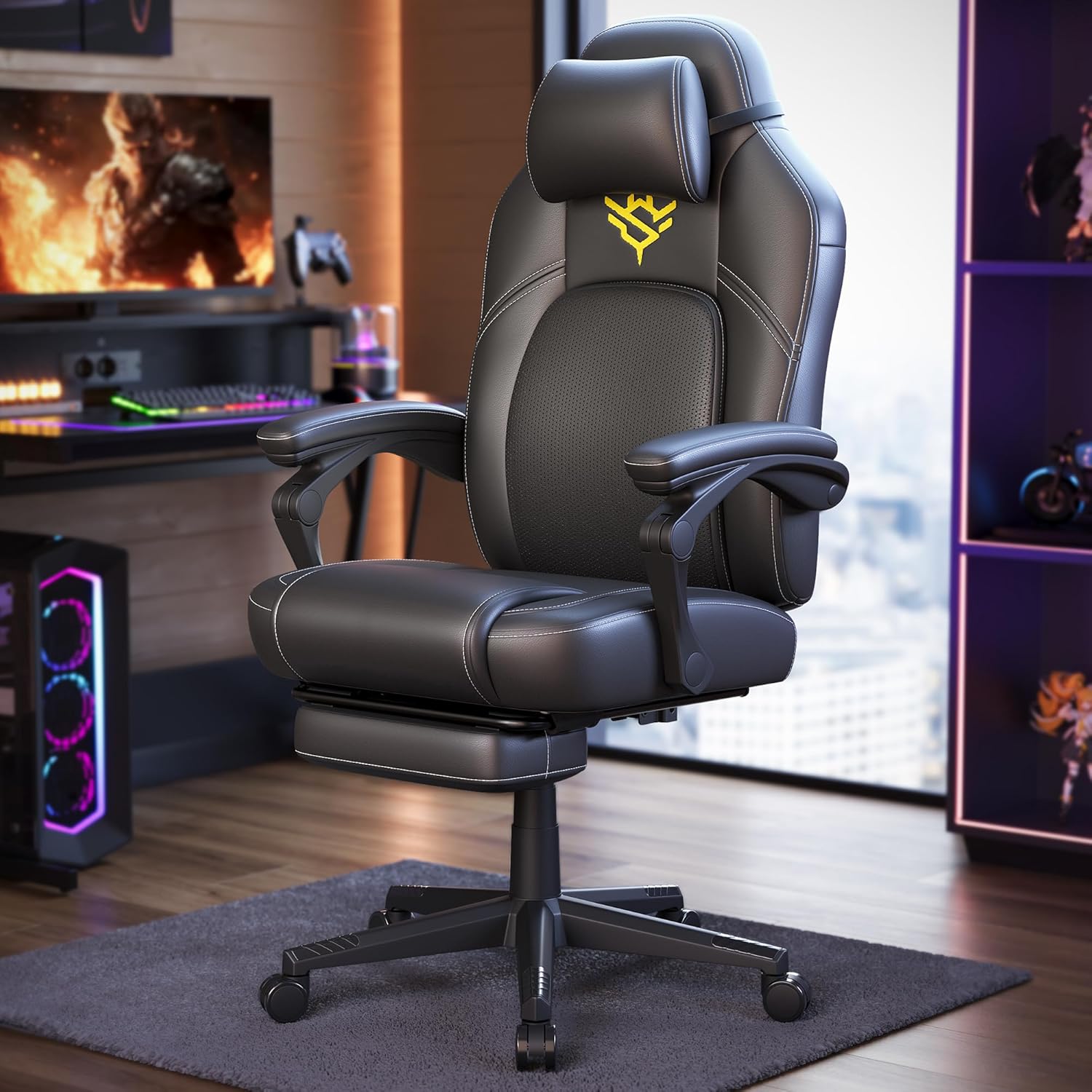 Thumbnail 6 de SONGMICS HOME Silla de Juegos racer