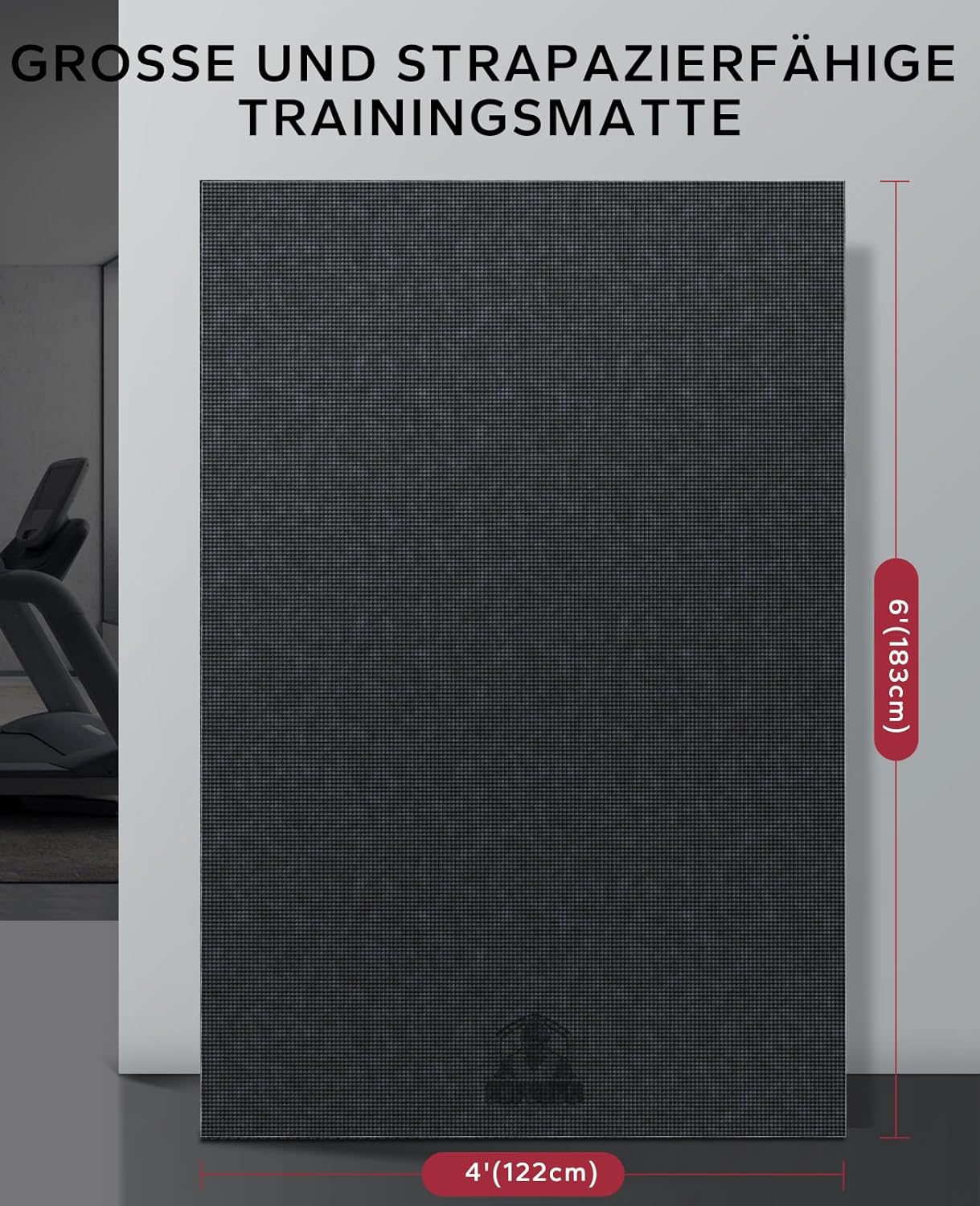 Thumbnail 1 de HAPBEAR Yogamatte XXL 8 mm dicker Sportmatte