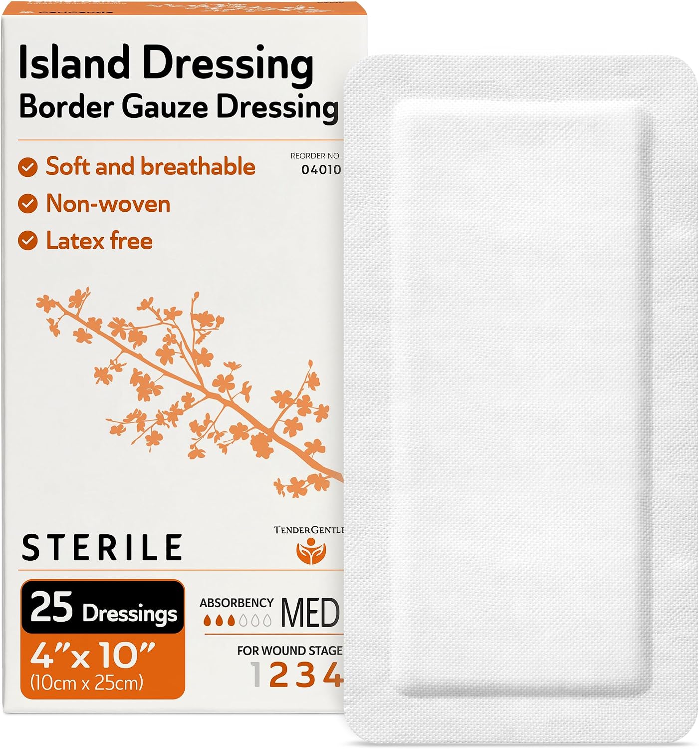 Detalle de Tender Gentle Gauze Island Dressing 4x10