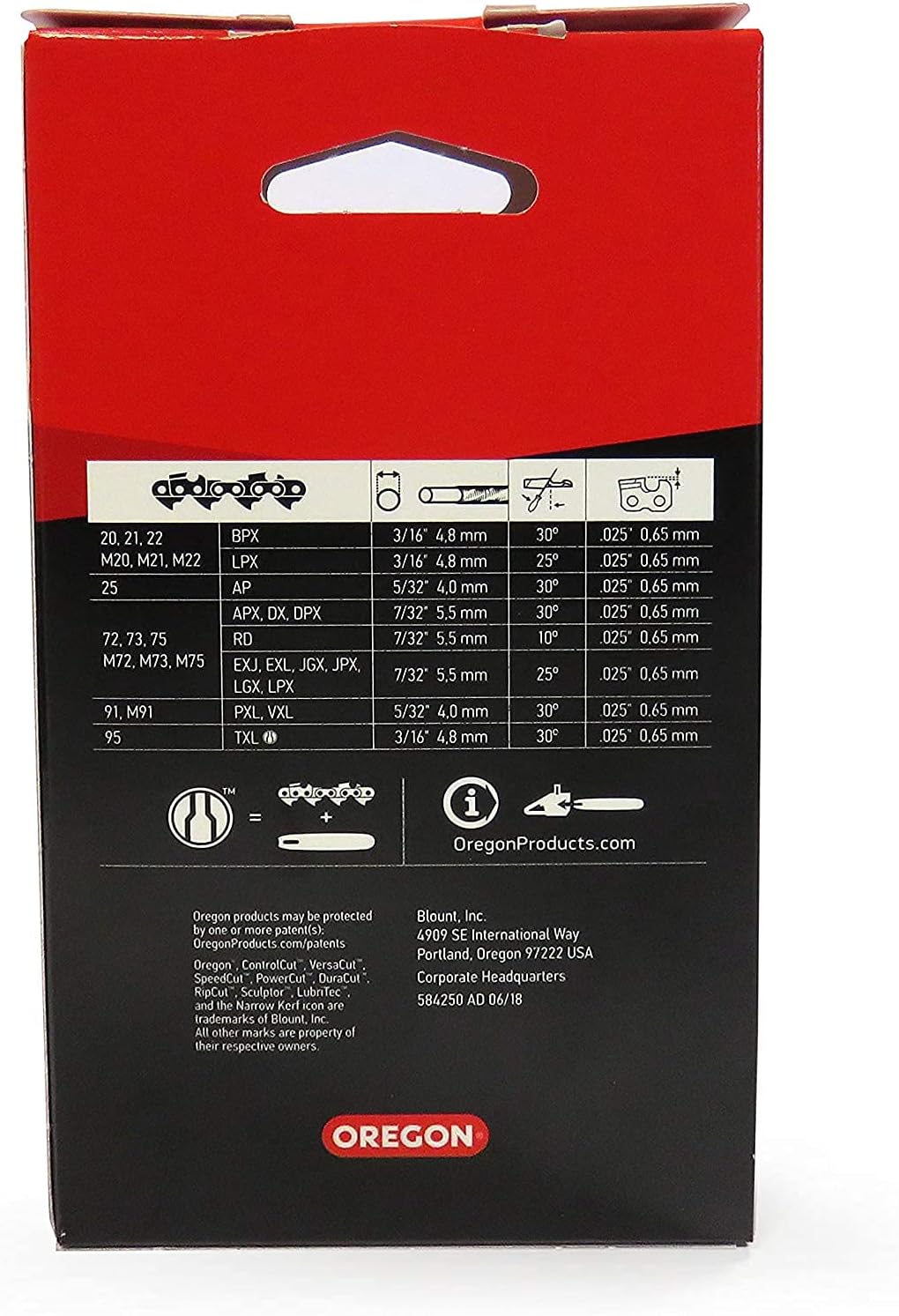 Detalle 2 de Oregon M91VXL DuraCut catena per motosega 56 maglie, 40 cm 🪚