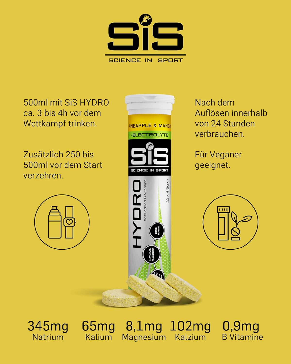 Thumbnail 3 de SiS GO Hydro – Elektrolyt-Tabletten für optimale Hydration und Muskelfunktion