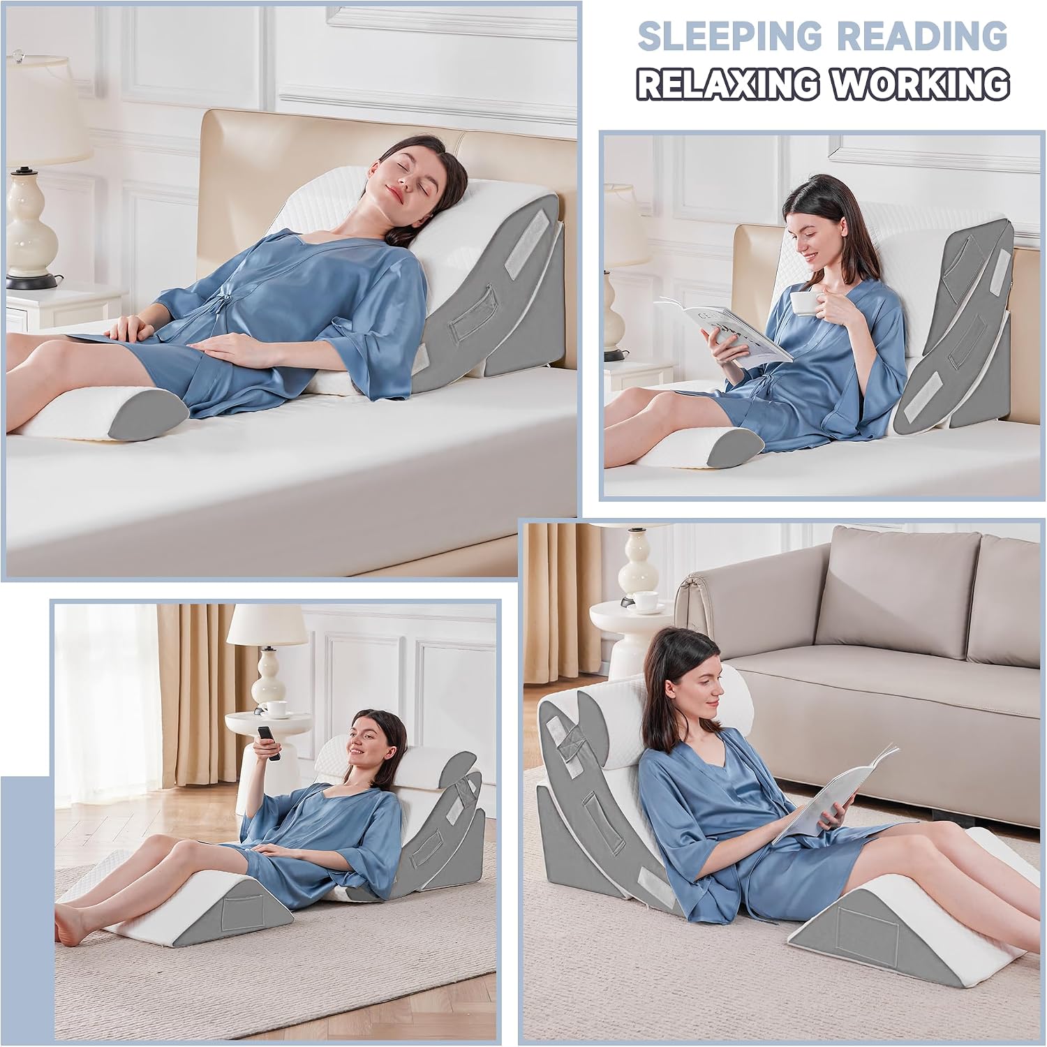 Detalle 2 de Yojoker 4PCS Orthopedic Wedge Pillow Set