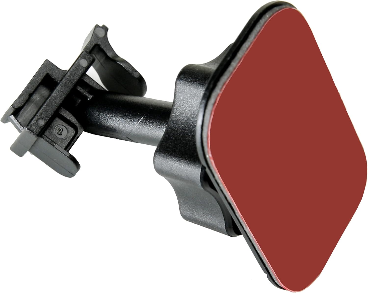Detalle de Transcend DPA1 DrivePro självhäftande dashcamfäste med låsbar T-spets