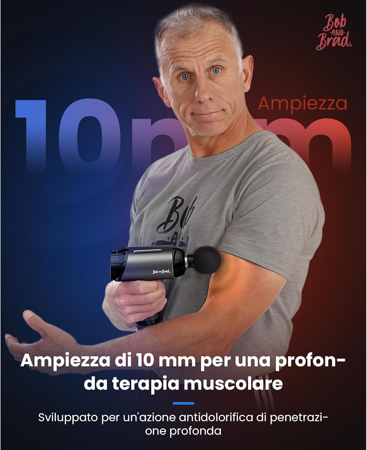 Thumbnail 4 de Bob and Brad T2 Pro massaggiatore con terapia caldo e freddo (pistola massaggiante) per recupero e dolori muscolari