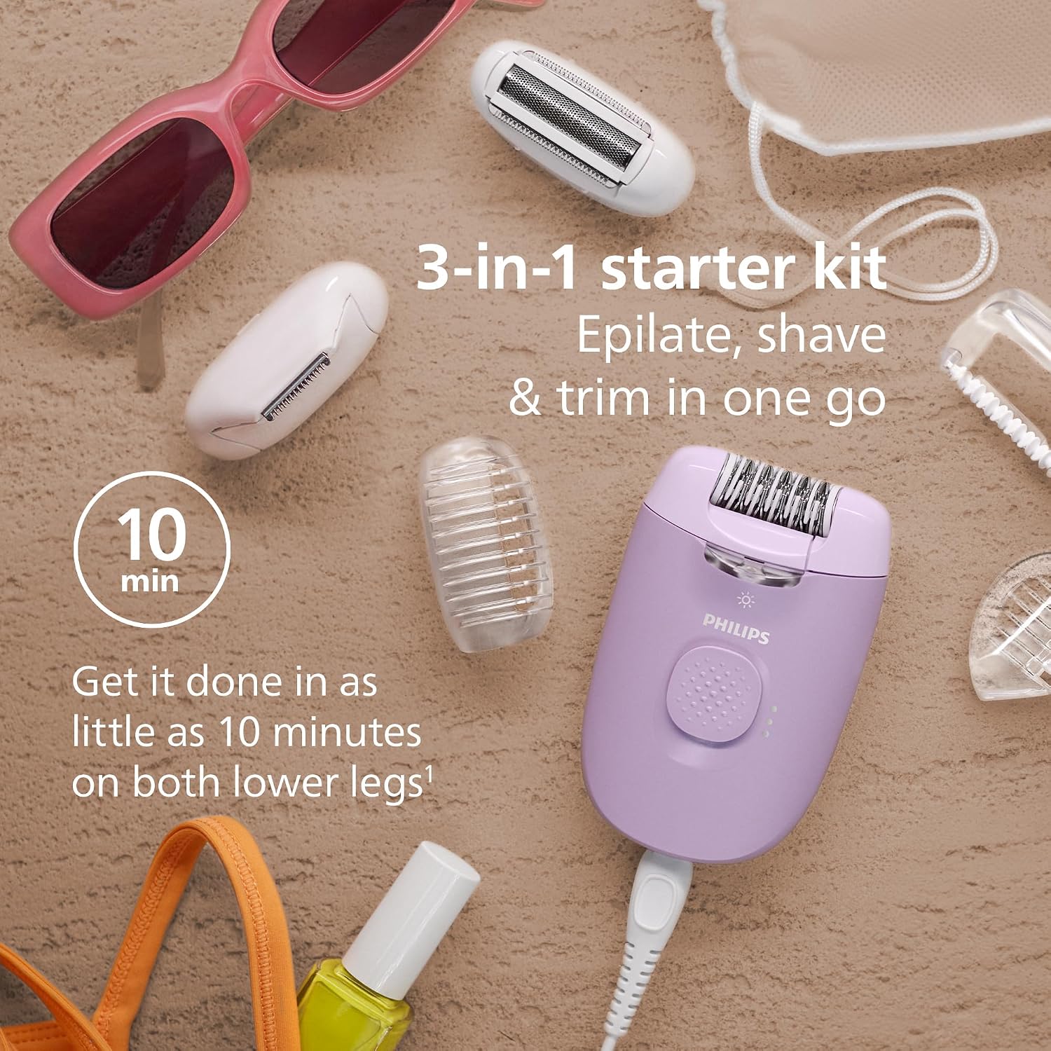 Thumbnail 5 de Philips Epilator Series 4000 BRE257/00: 3-in-1 Corded Hair Removal for Body and Bikini