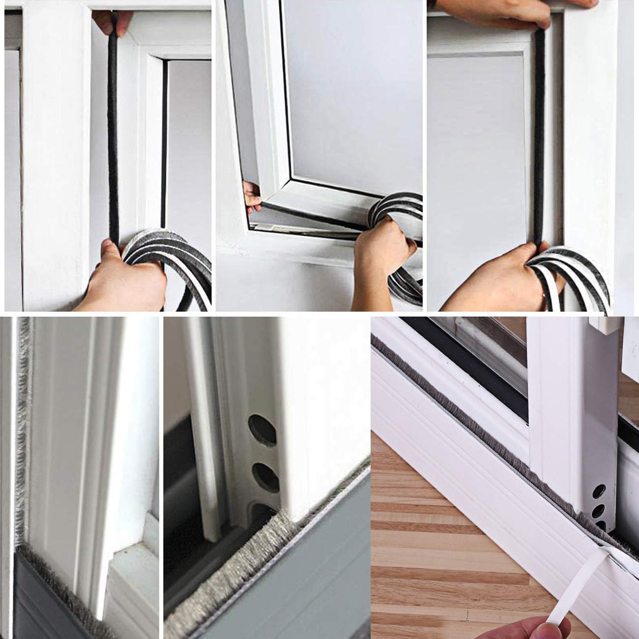 Thumbnail 5 de fowong Self-Adhesive Brush Seal 4.9 m for Doors and Windows ๐ช