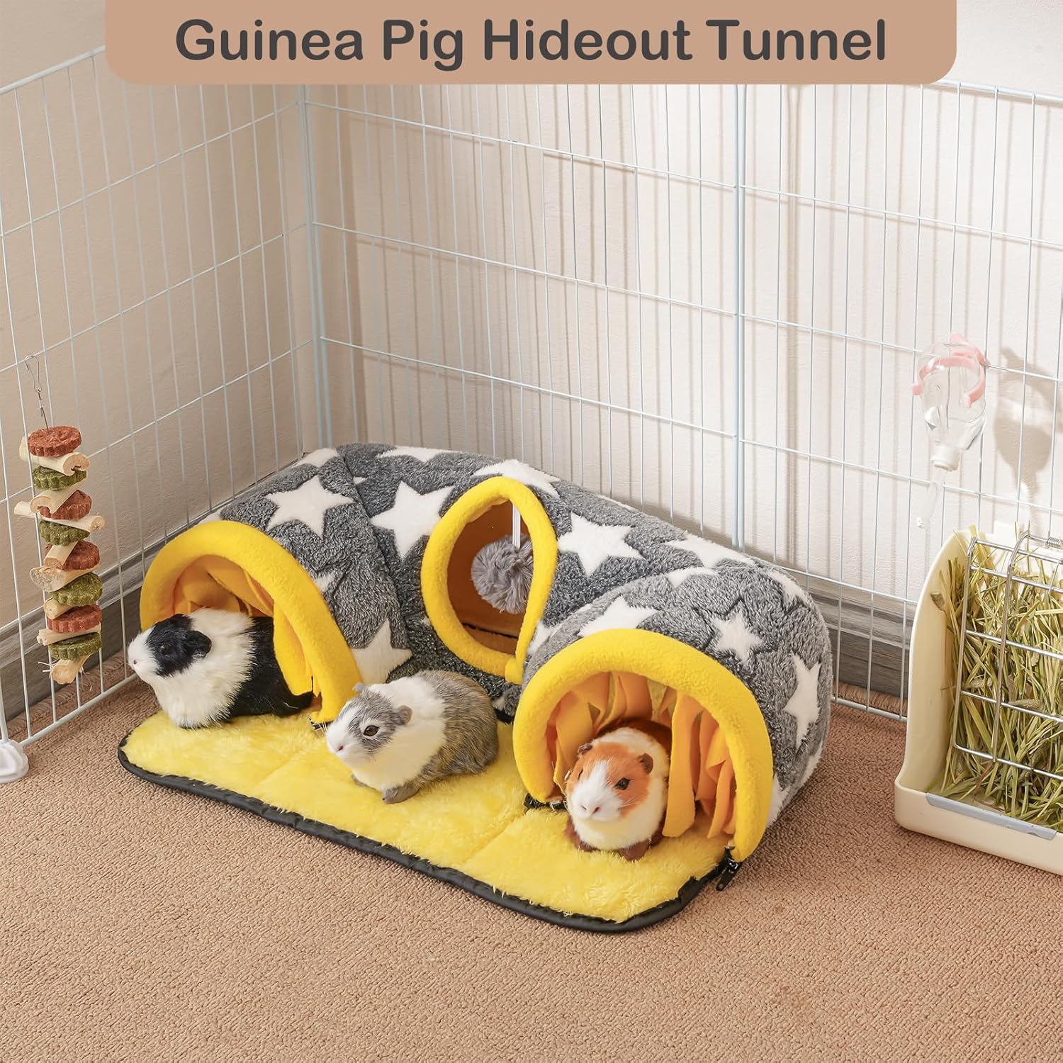 Thumbnail 1 de Avont Guinea Pig Hideout Tunnel for Small Pets 🐇