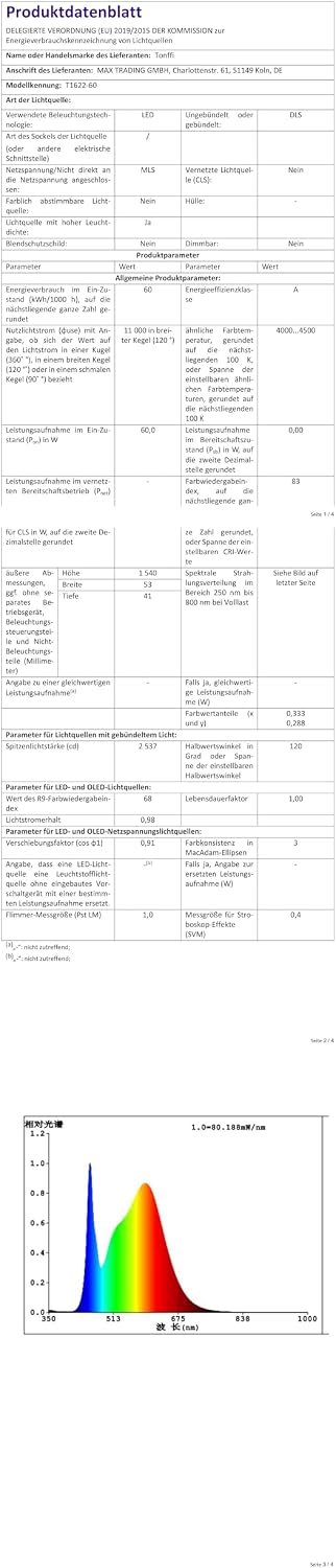 Thumbnail 6 de TONFFI 2er Set LED Feuchtraumleuchten 150 cm, IP65 (4000K neutralweiß) – verknüpfbar