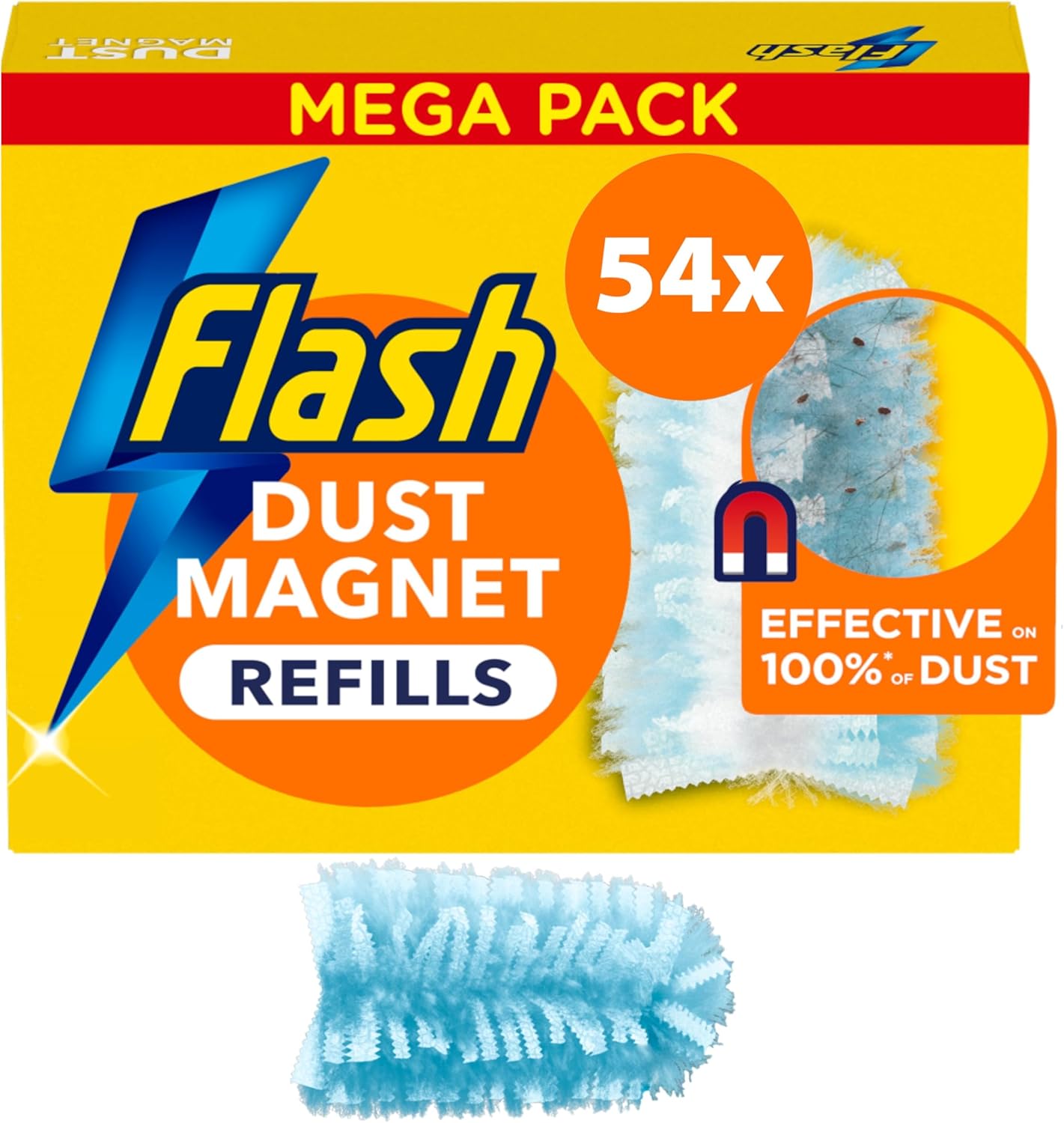 Flash Duster Dust Magnet Refills 54 pack 🧹
