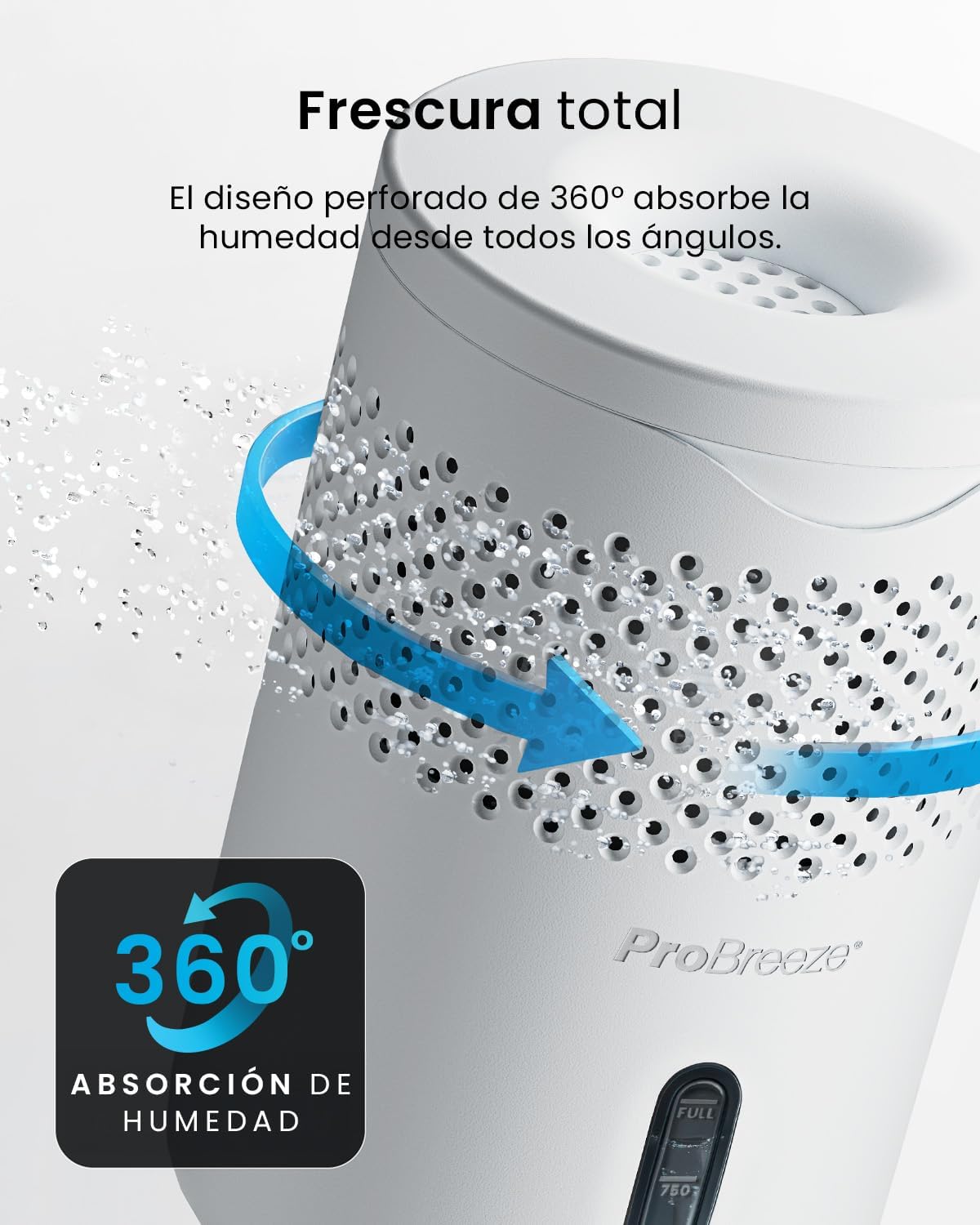 Detalle 1 de Pro Breeze Osmo deshumidificador 700 g