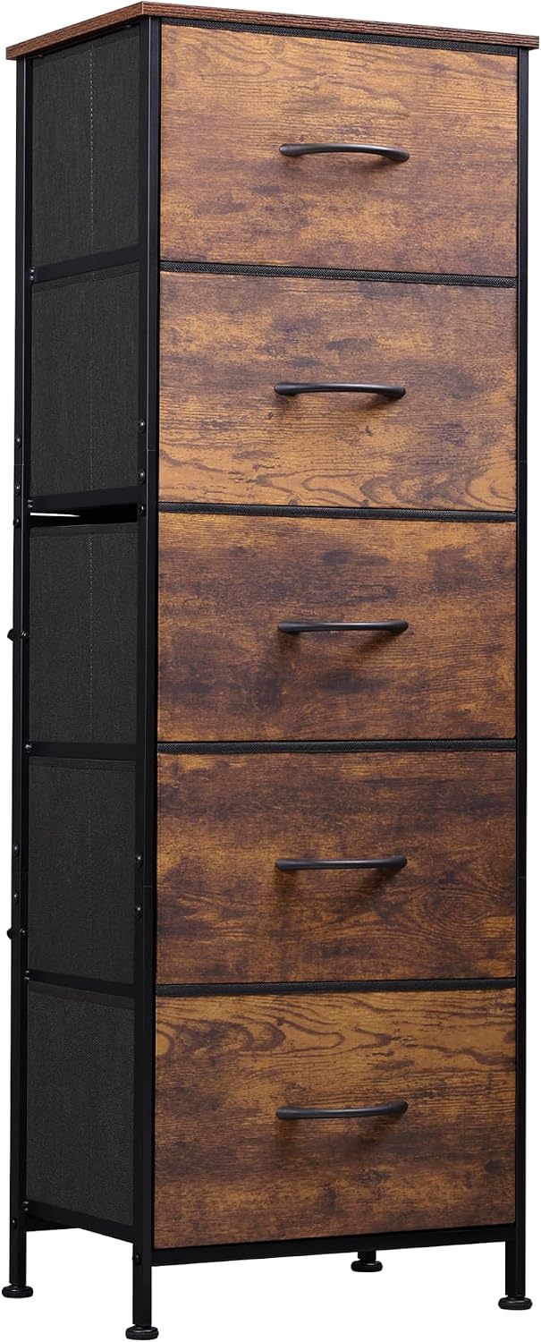 Detalle de WLIVE 5-Drawer Fabric Dresser 47.5"