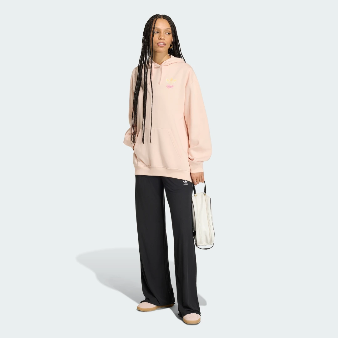 Detalle de Adidas Taiyaki Hood Sweatshirt Rosa – comodidad y estilo casual