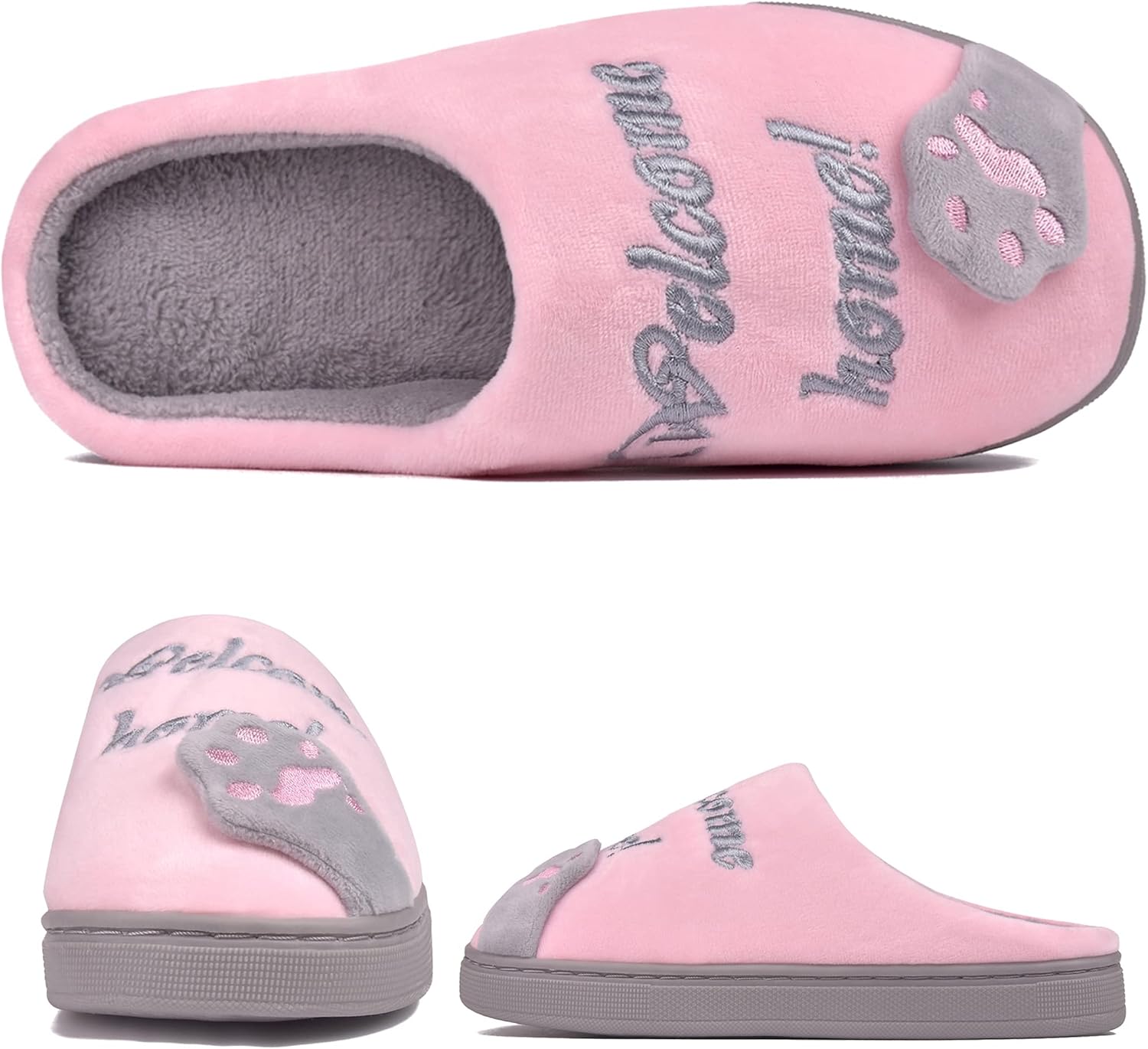 Thumbnail 3 de JACKSHIBO Winter-Hausschuhe mit Plüsch-Futter – warme Filzpantoffeln für Damen, Herren & Unisex