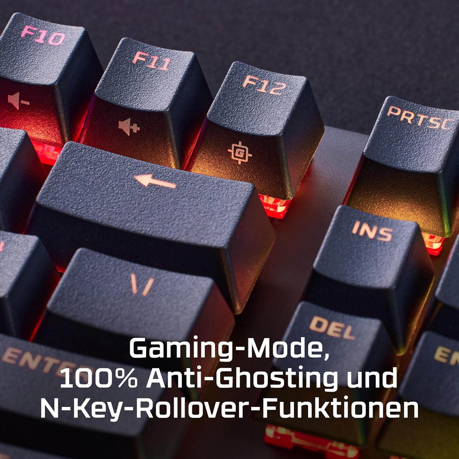Thumbnail 6 de HyperX Alloy Origins PBT – kompakte mechanische Gaming-Tastatur mit PBT-Keycaps, RGB & HyperX Red Switches