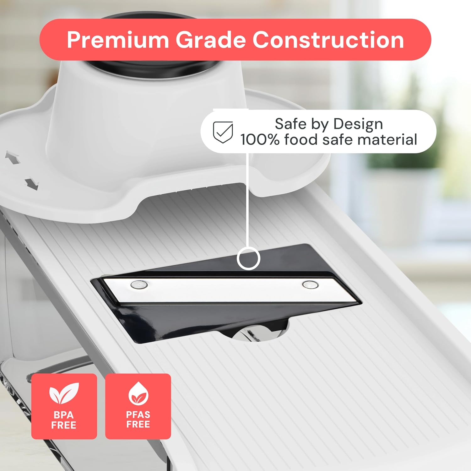Detalle de Fullstar Pro FUL-FGS-M007-01-AA1US 11-in-1 Mandoline Slicer, White
