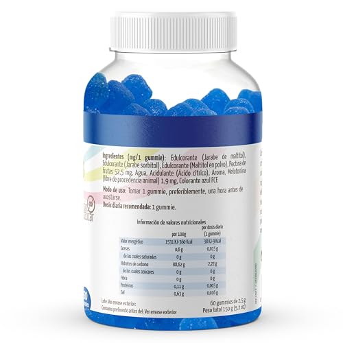 Detalle de Drasanvi Melatonina Gominolas 1,9 mg – 2 meses de suministro