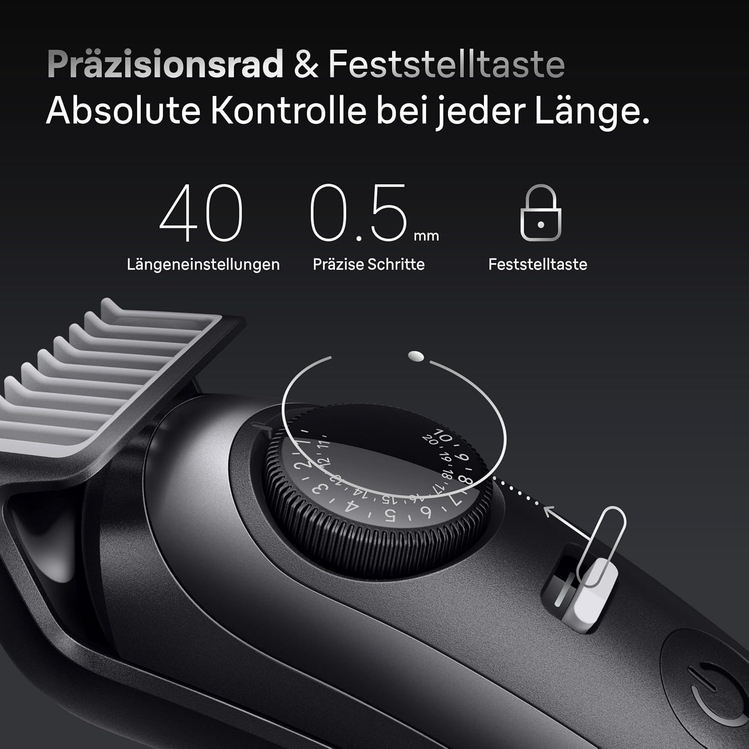 Thumbnail 3 de Braun BT7545 Series 7 Barttrimmer 120 Min Akku