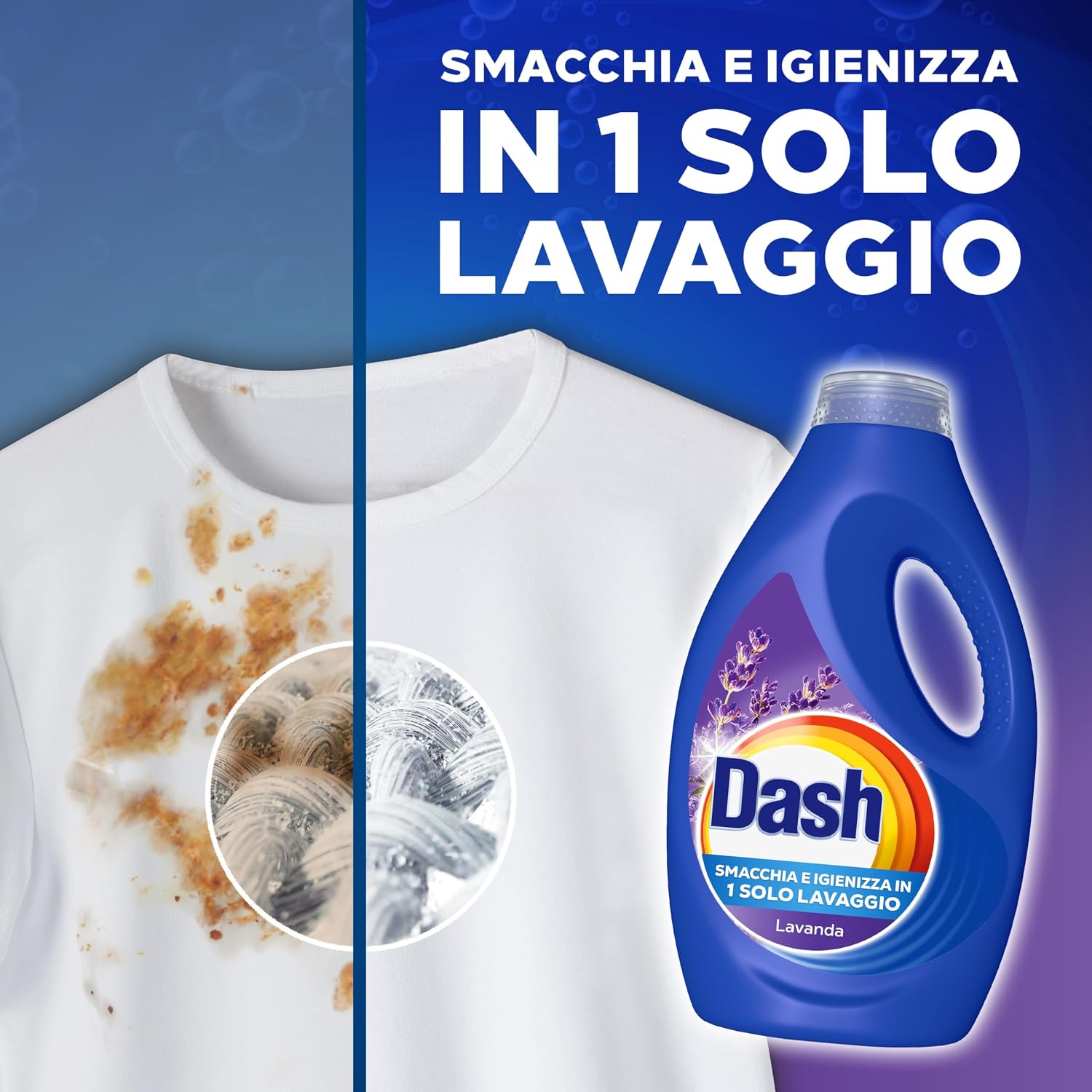 Thumbnail 2 de Dash detersivo liquido per lavatrice alla lavanda, 160 lavaggi (4x40)