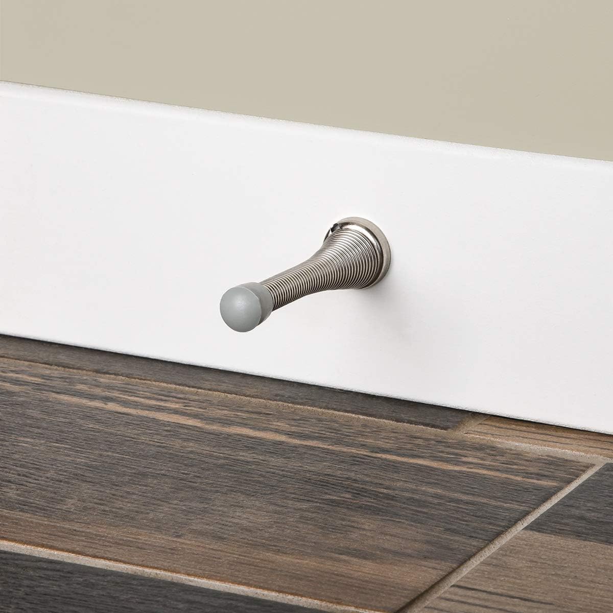 Thumbnail 4 de Amazon Basics Spring Door Stop, 12-Pack, Brushed Nickel