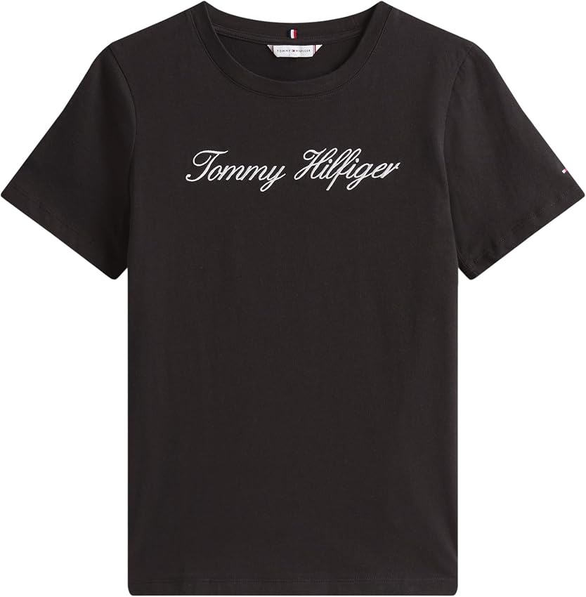 Thumbnail 4 de Tommy Hilfiger Camiseta Script negro S, algodón 100%