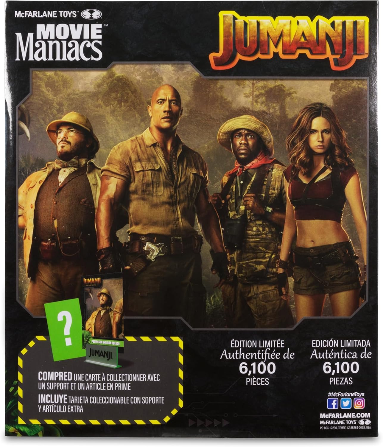 Thumbnail 8 de McFarlane Toys Profesor Sheldon Oberon Jumanji 6" 🧙️