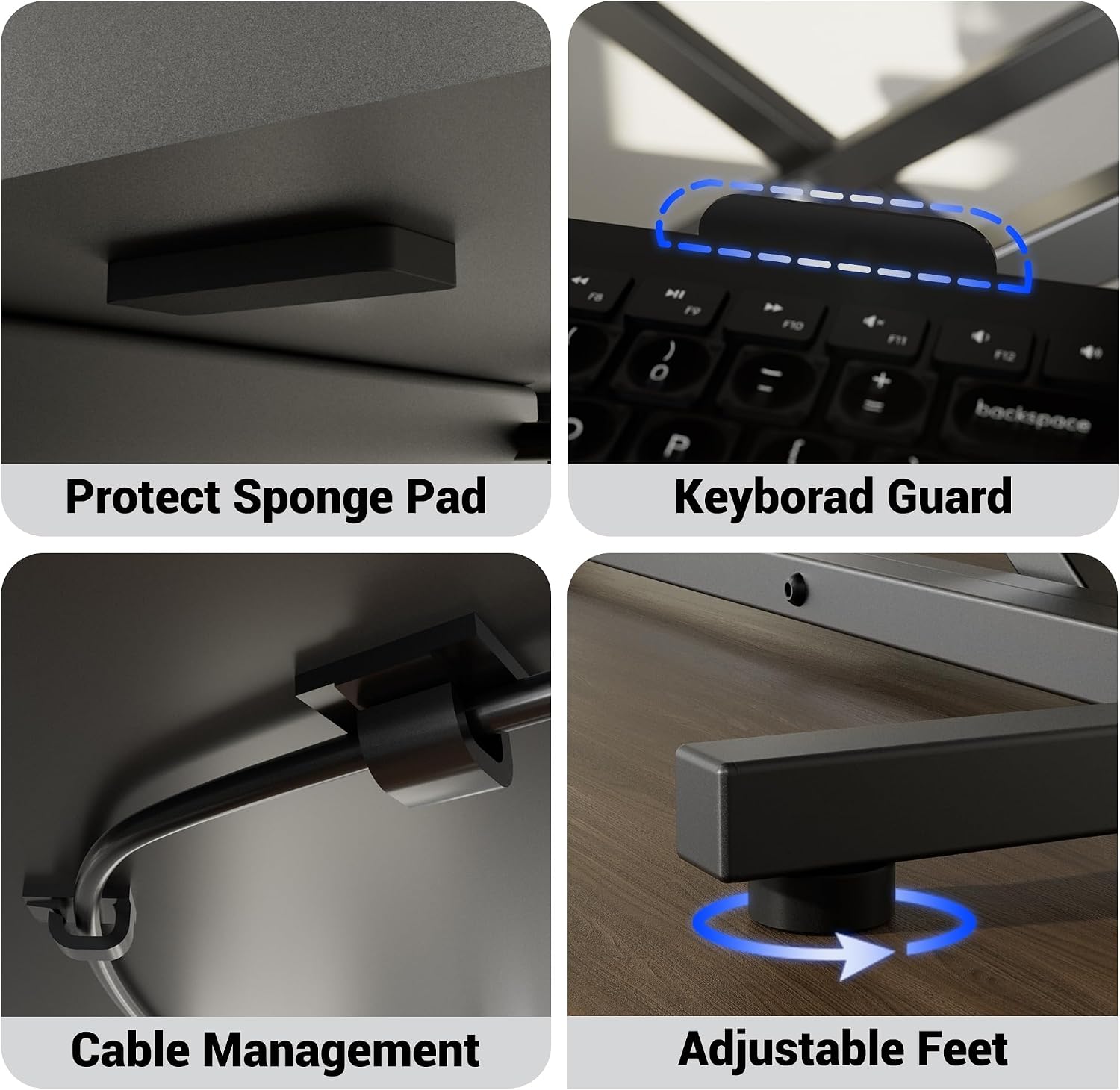 Thumbnail 6 de ERGOMAKER Standing Desk Converter (36"/91cm wide) sit-stand desk riser for dual monitors