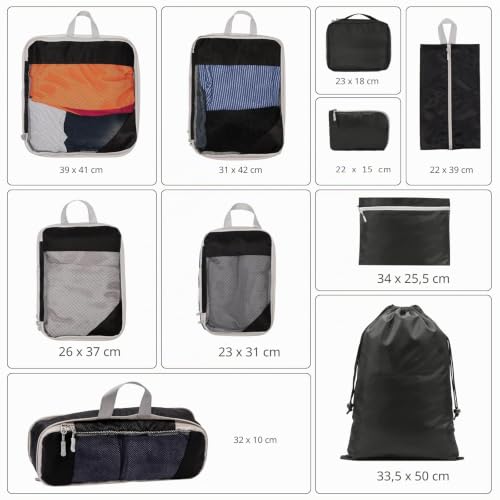 Thumbnail 2 de BillyBath Set di Organizer per Valigie, 10 Pezzi – Organizza Biancheria, Scarpe e Cosmetici in Viaggio
