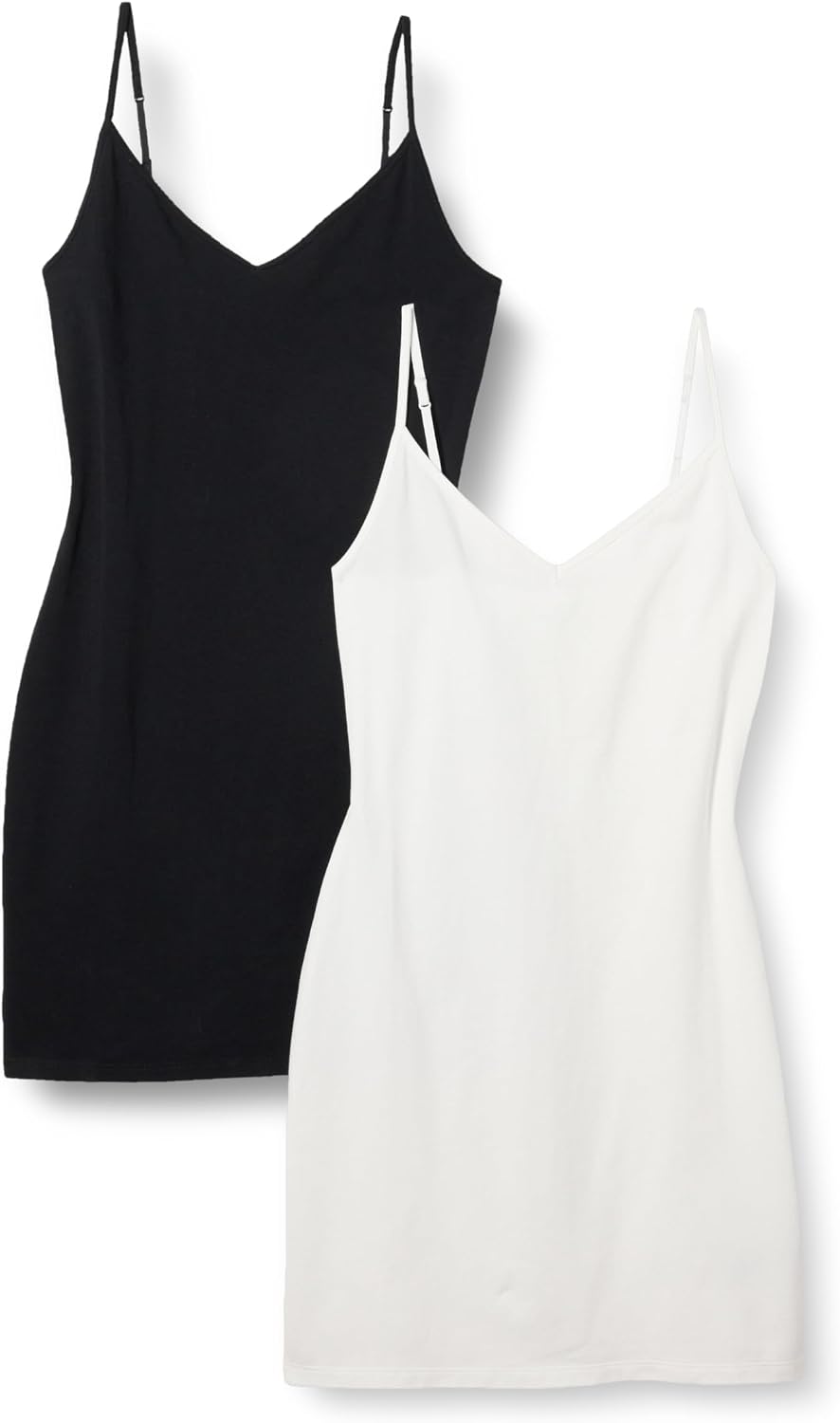 Detalle de Amazon Essentials Slim Fit Slip Dress 2-Pack