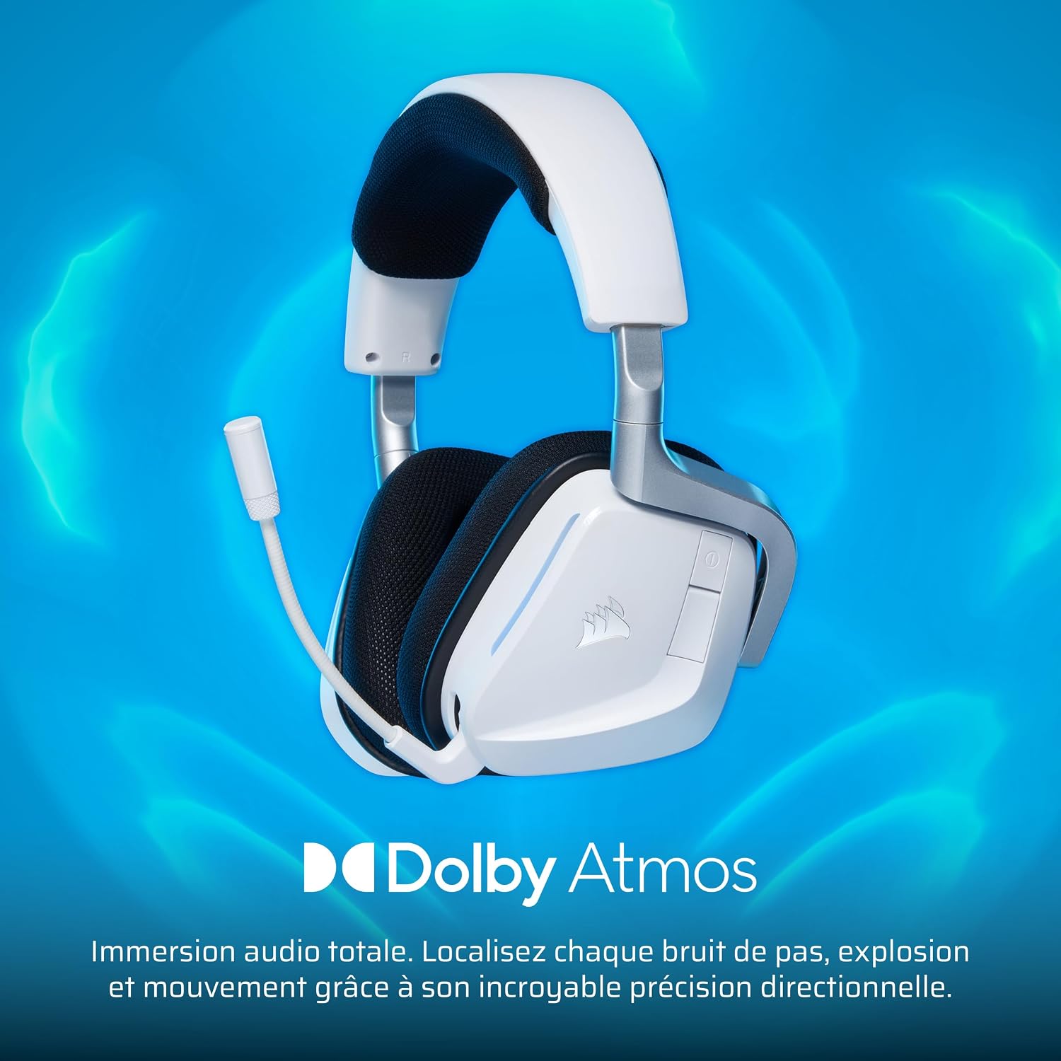 Detalle de Corsair Void v2 Casque de Jeu Sans Fil Dolby Atmos