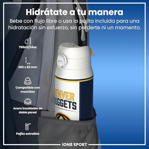 Thumbnail 1 de ion8 NBA Denver Nuggets Botella térmica 750 ml 🚰