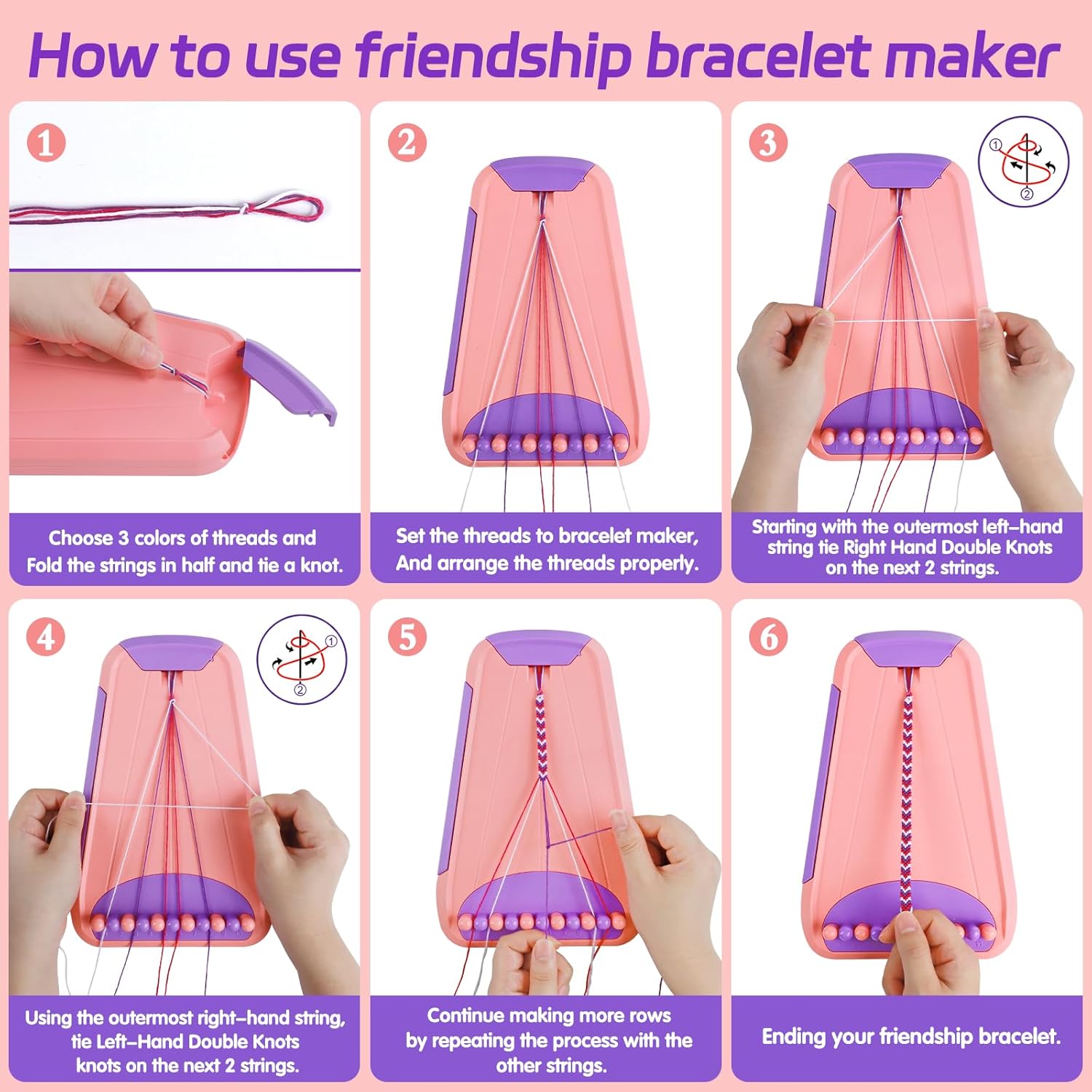 Thumbnail 5 de Kids Friendship Bracelet Kit for Ages 8-12