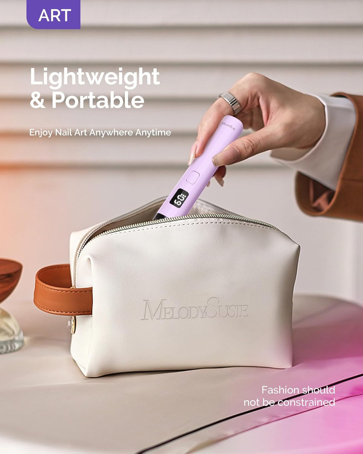 Thumbnail 6 de MelodySusie Handheld UV Light for Gel Nails with Stand