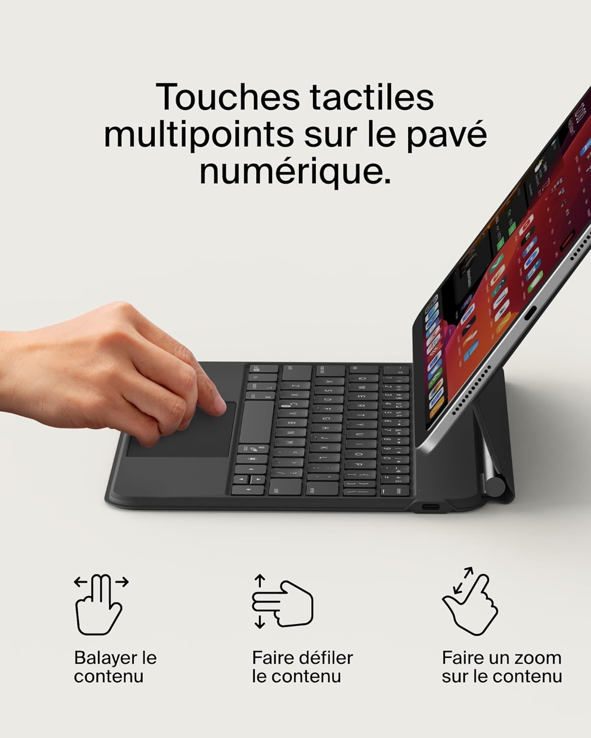 Thumbnail 3 de Belkin Pro Étui Clavier iPad 10e Gen